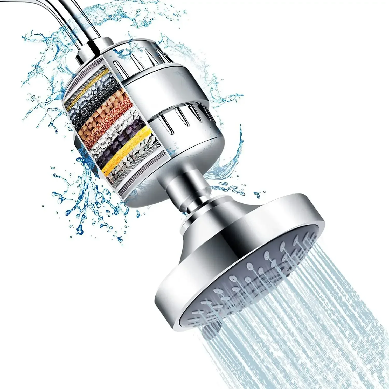 Shower head with filter, combination shower head combination, high-pressure nozzle with water filter for beauty and skincare
Shower head with filter, combination shower head combination, high-pressure nozzle with water filter for beauty and skincare