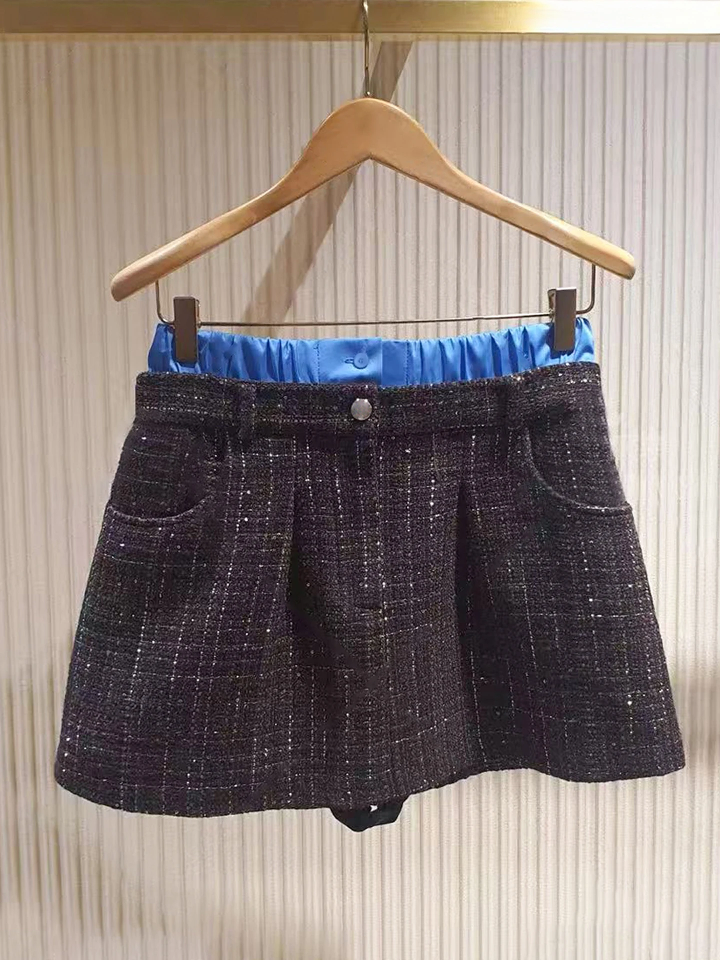 M Home Nan You Высококачественные женские осенне-зимние твидовые клетчатые юбки, брюки с двойной талией, яркие женские юбки Tead
M Home Nan You Высококачественные женские осенне-зимние твидовые клетчатые юбки, брюки с двойной талией, яркие женские юбки Tead