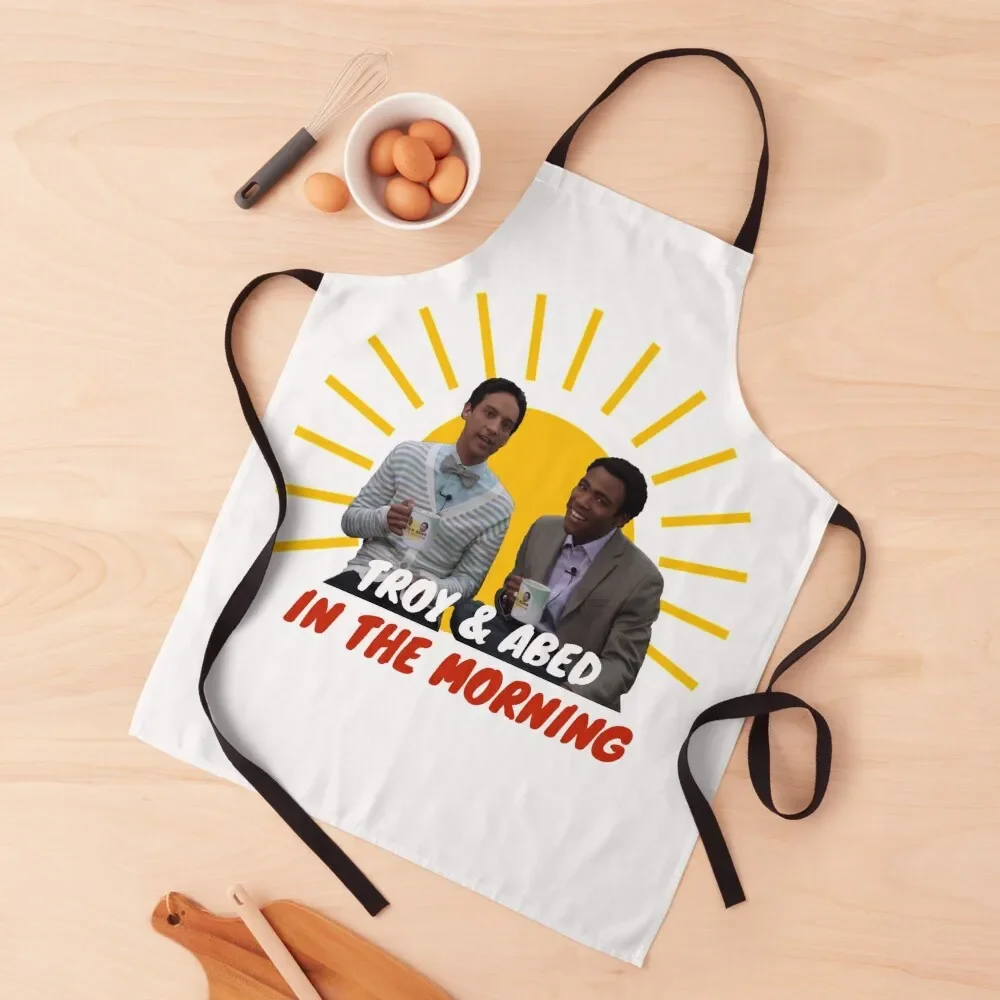 Troy and Abed in The Morning Apron Household Items Kitchen cleanings with personal logo Apron
Troy and Abed in The Morning Apron Household Items Kitchen cleanings with personal logo Apron