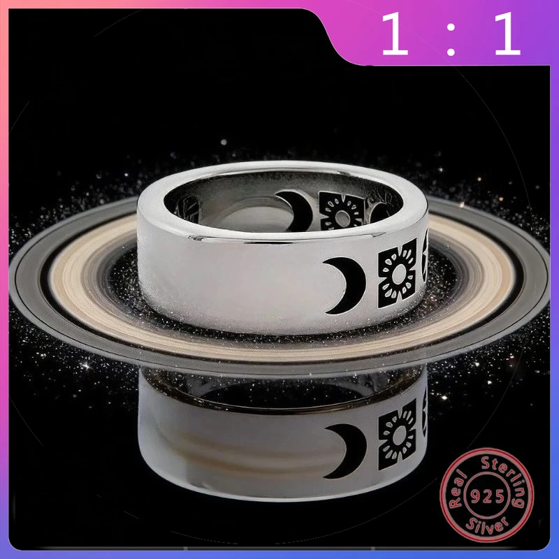 S925High Version European and American Queen Fashion Retro Bent Moon Saturn Ring Ring
S925High Version European and American Queen Fashion Retro Bent Moon Saturn Ring Ring