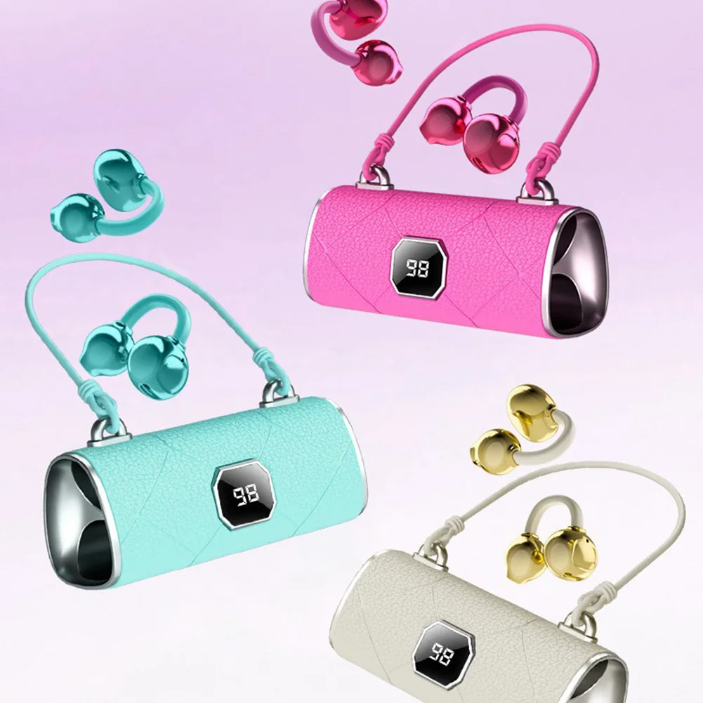 Portable Clip-On Headphones Open Ear Wireless Bluetooth Earphones With LED Digital Display Long Battery Life HIFI Stereo Headset
Portable Clip-On Headphones Open Ear Wireless Bluetooth Earphones With LED Digital Display Long Battery Life HIFI Stereo Headset