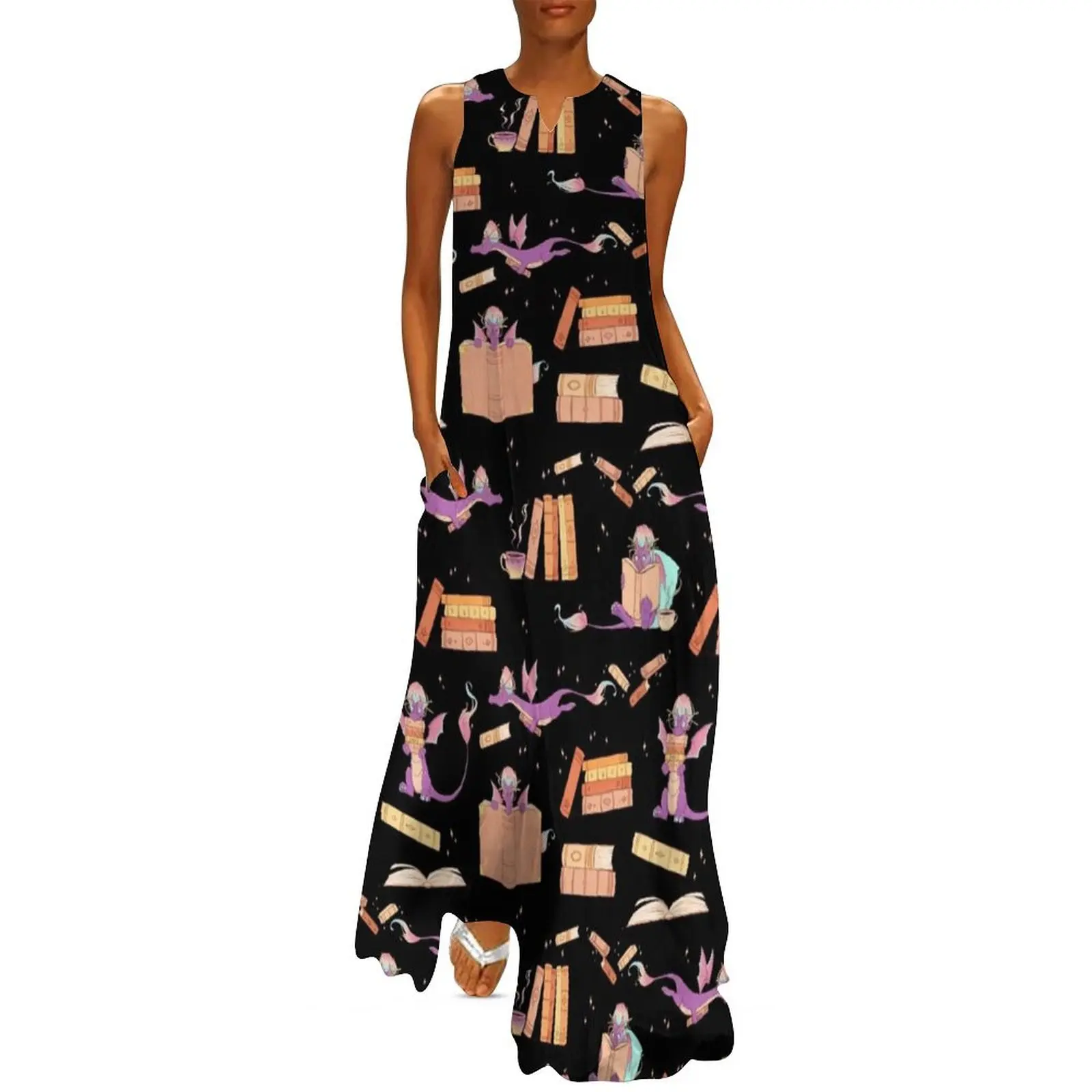 Hoard Dragons - Hoard of Books Extras Long Dress party dress women elegant luxury elegant women's sets
Hoard Dragons - Hoard of Books Extras Long Dress party dress women elegant luxury elegant women's sets
