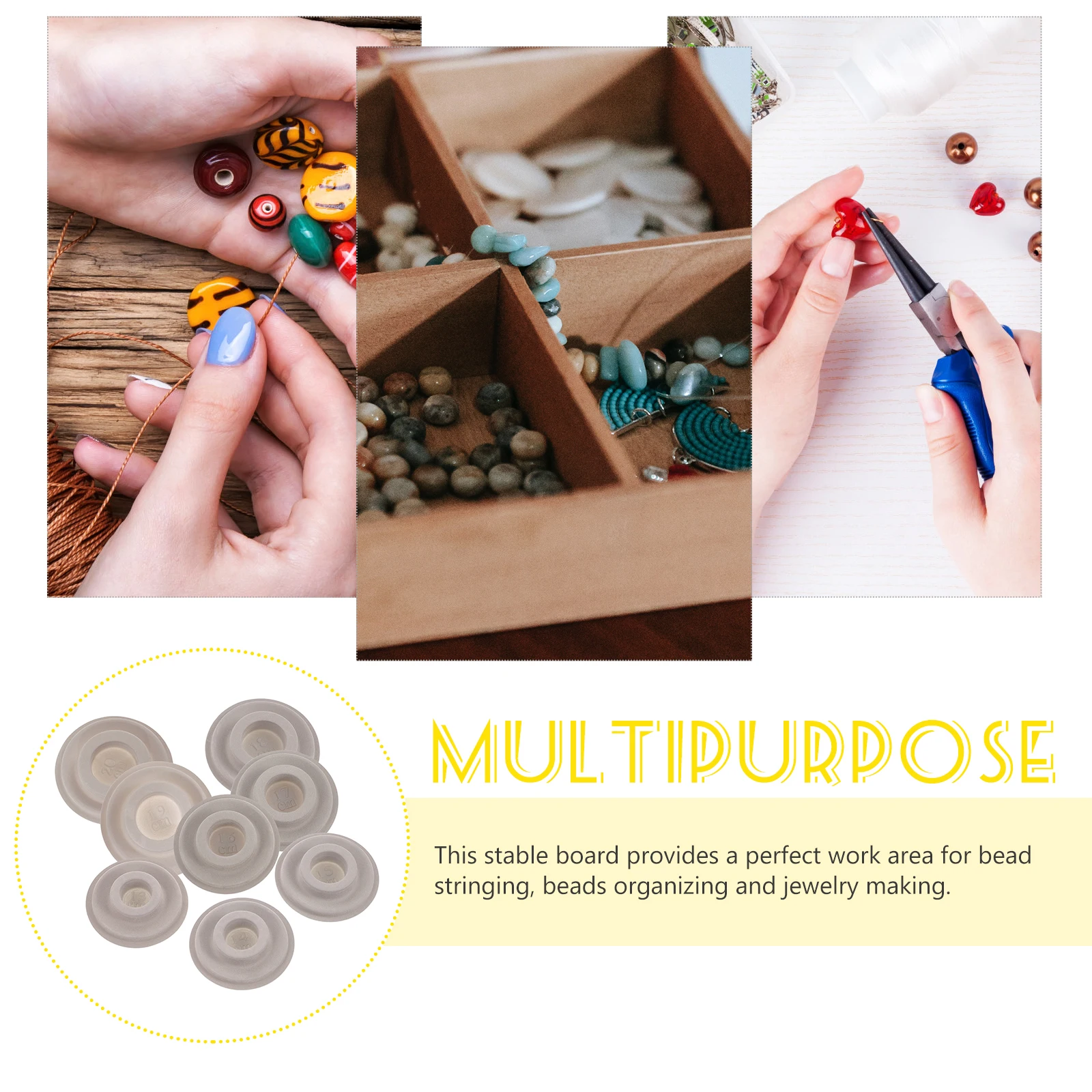 8 Pcs Bead Board Bracelet Sizer Jewelry Plates Sorting Trays DIY Measurement Tool Plastic Craft Projects
8 Pcs Bead Board Bracelet Sizer Jewelry Plates Sorting Trays DIY Measurement Tool Plastic Craft Projects