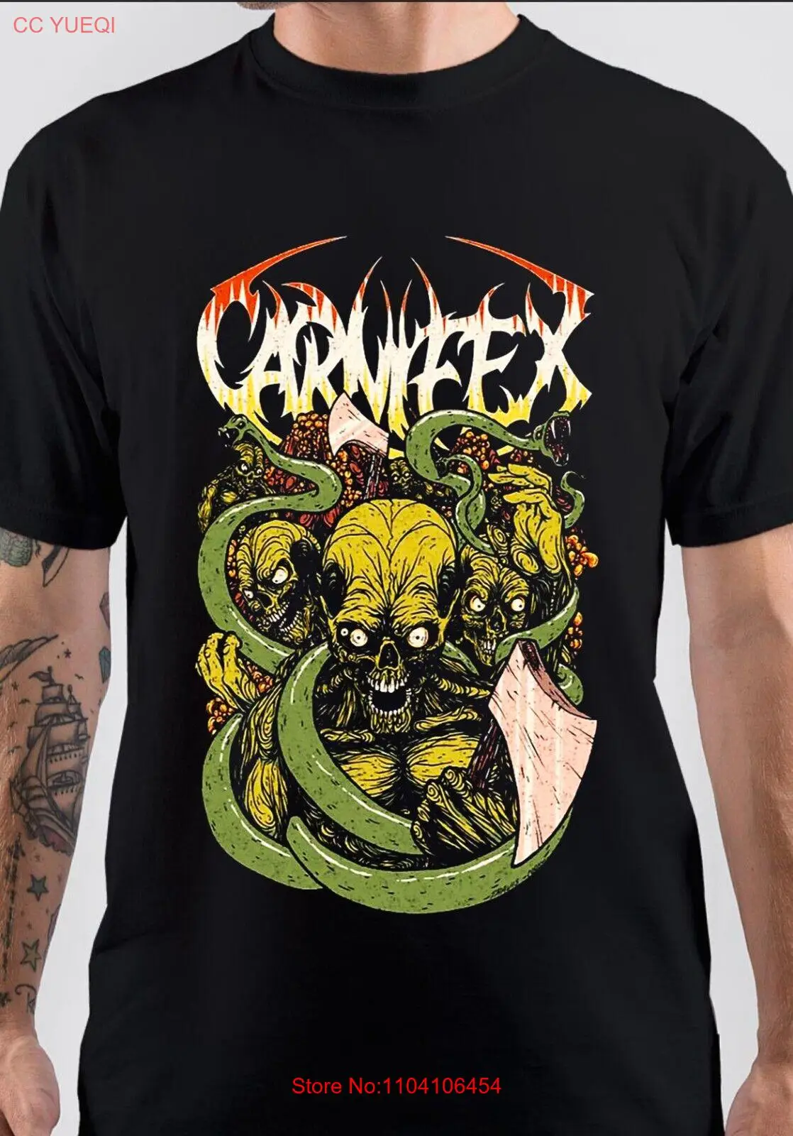 Vtg Carnifex Band Short Sleeve Black All Size T Shirt For Men BL407
Vtg Carnifex Band Short Sleeve Black All Size T Shirt For Men BL407