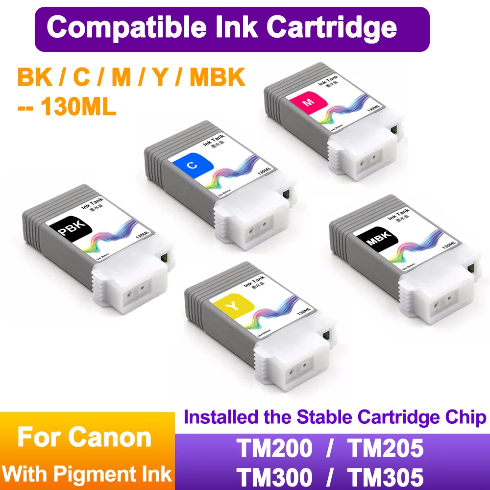130ML PFI-120 PFI120 With Pigment Ink PFI 120 Compatible Ink Cartridge For Canon TM-200 TM-205 TM-250 TM-300 TM-305 TM200 TM300
130ML PFI-120 PFI120 With Pigment Ink PFI 120 Compatible Ink Cartridge For Canon TM-200 TM-205 TM-250 TM-300 TM-305 TM200 TM300