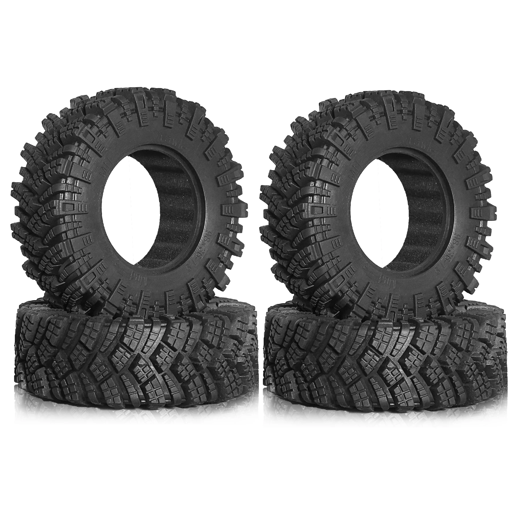 4 шт. 1,9 "резиновые шины/колесные шины для 1:10 RC Rock Crawler Axial SCX10 90046 AXI03007 Tamiya CC01 D90 D110
4 шт. 1,9 "резиновые шины/колесные шины для 1:10 RC Rock Crawler Axial SCX10 90046 AXI03007 Tamiya CC01 D90 D110