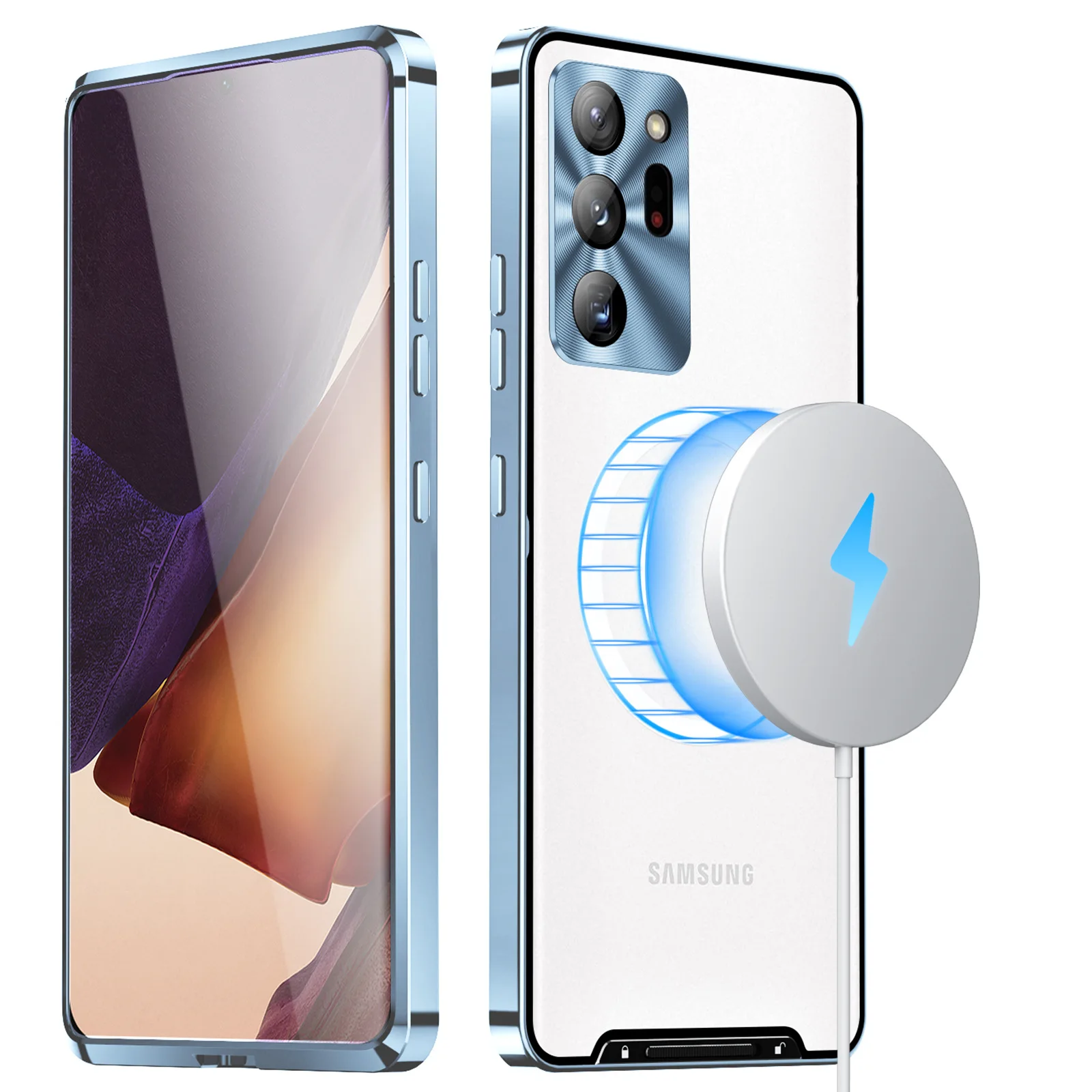 Luxury Original Metal Frame Magnetic Phone Cases For Samsung Galaxy Note20 Note 20 Ultra Mac Safe Bumper Cover Case
Luxury Original Metal Frame Magnetic Phone Cases For Samsung Galaxy Note20 Note 20 Ultra Mac Safe Bumper Cover Case