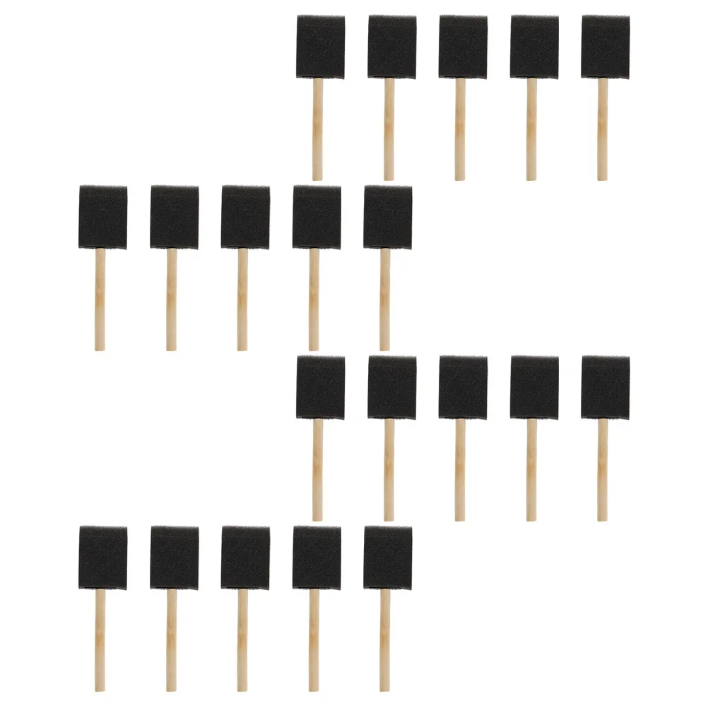 50Pcs Children Painting Sponge Brushes Wooden Handle for DIY Graffiti Acrylic Watercolor Art Projects Sponge Brush 
50Pcs Children Painting Sponge Brushes Wooden Handle for DIY Graffiti Acrylic Watercolor Art Projects Sponge Brush