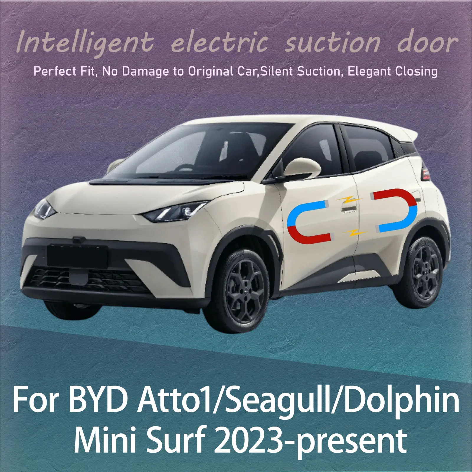 Электрический комплект для плавного закрывания дверей для BYD Atto1/Seagull/Dolphin Mini Surf: бесшумная автоматическая система присосок для предотвращения ударов и плавного закрывания дверей
Электрический комплект для плавного закрывания дверей для BYD Atto1/Seagull/Dolphin Mini Surf: бесшумная автоматическая система присосок для предотвращения ударов и плавного закрывания дверей