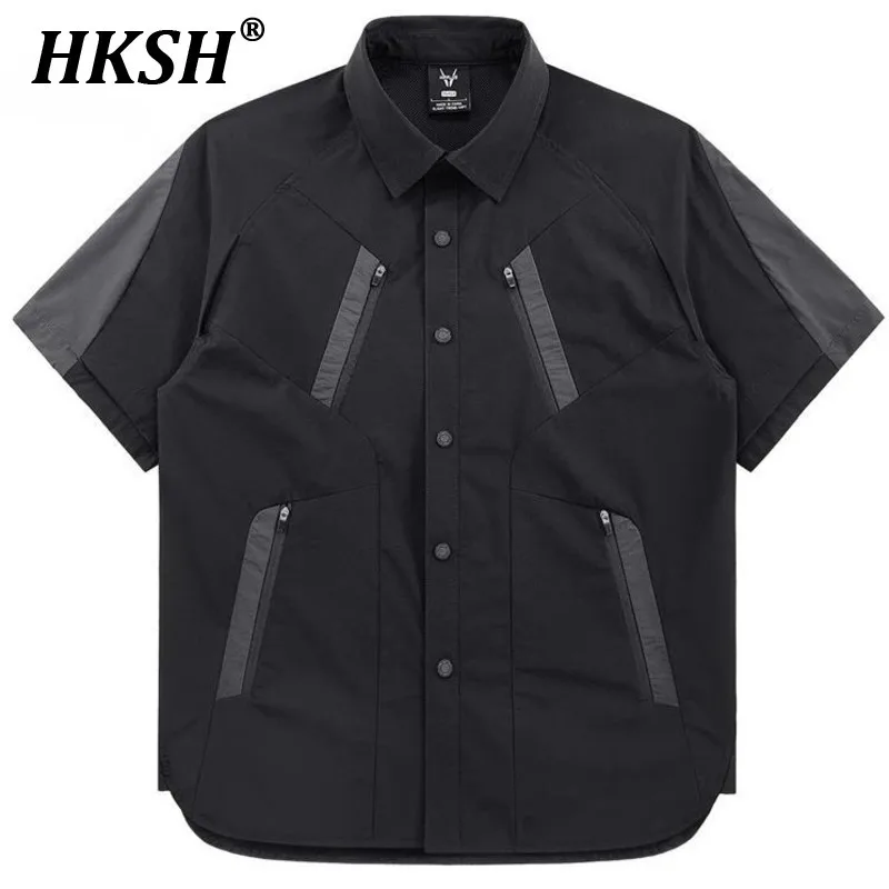 HKSH Summer New Men Tide Y2K Original Design Streetwear Elegant Fashion Patchwork Short Sleeve Shirt Coat Loose Tops Ins HK5317
HKSH Summer New Men Tide Y2K Original Design Streetwear Elegant Fashion Patchwork Short Sleeve Shirt Coat Loose Tops Ins HK5317
