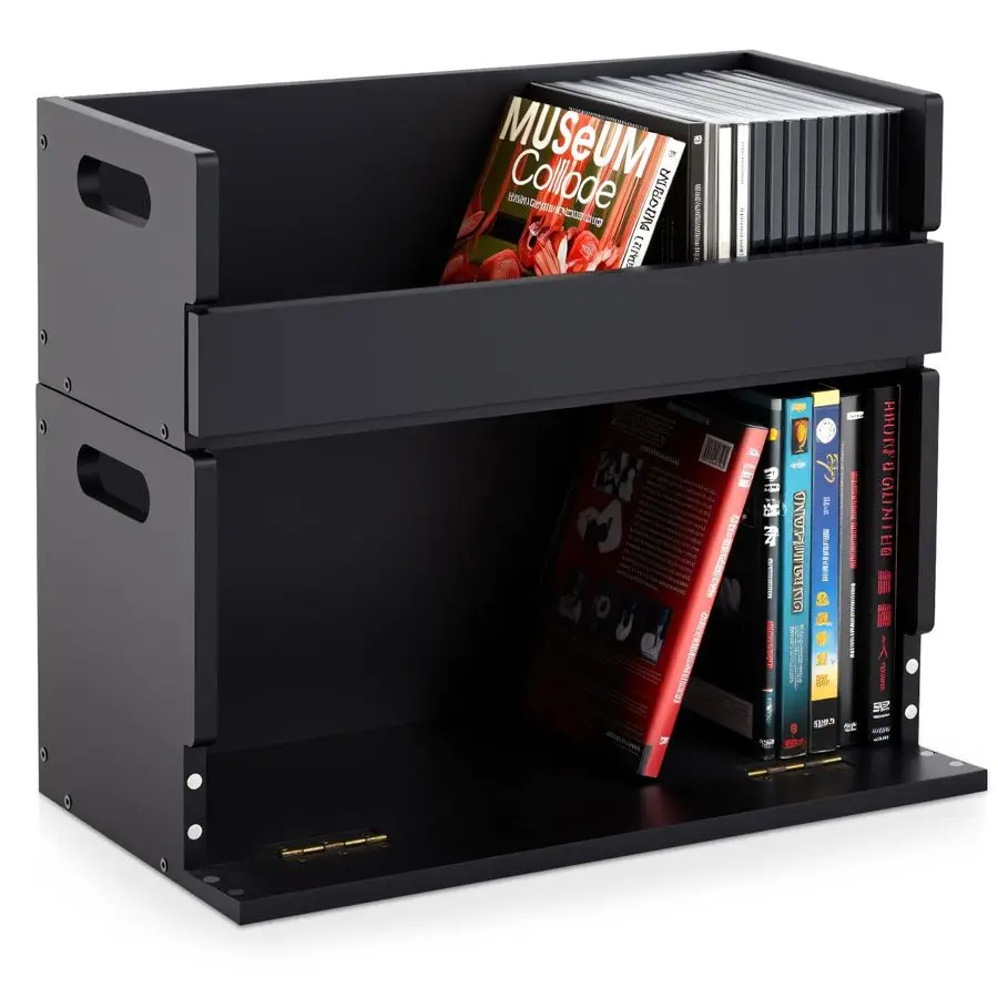 Set Wooden DVD and CD Storage Box Cassette Tape Display Stand Holder Rack with Carrying Handle, Organizer Shelf for Movie Cases,
Set Wooden DVD and CD Storage Box Cassette Tape Display Stand Holder Rack with Carrying Handle, Organizer Shelf for Movie Cases,