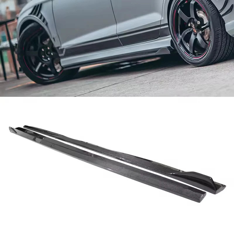 RS3 Dry Carbon Fiber Car Side Skirts Bumper Extension Lips Splitter Auto Side Skirts for Audi A3 S3 RS3 2017-2019
RS3 Dry Carbon Fiber Car Side Skirts Bumper Extension Lips Splitter Auto Side Skirts for Audi A3 S3 RS3 2017-2019