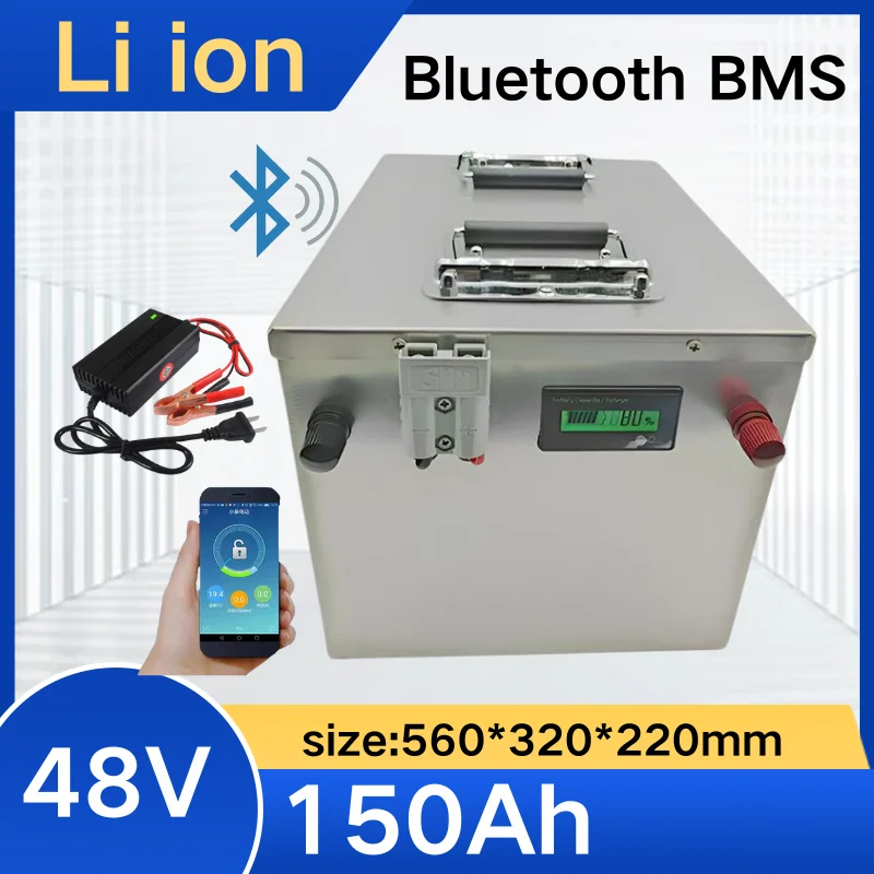 HYL 48v 150ah lithium battery with bluetooth BMS RS485 communication for 48v 5kw 10kw Hybird inverter UPS so
HYL 48v 150ah lithium battery with bluetooth BMS RS485 communication for 48v 5kw 10kw Hybird inverter UPS so