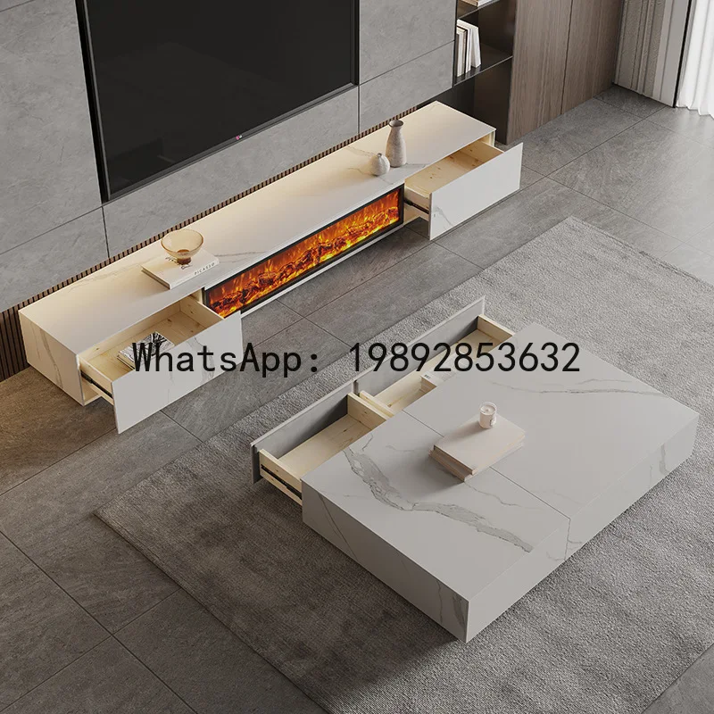 Minimalist LED Simulated Flame TV Cabinet Electronic Fireplace Full Rock Panel Solid Wood TV Cabinet
Minimalist LED Simulated Flame TV Cabinet Electronic Fireplace Full Rock Panel Solid Wood TV Cabinet