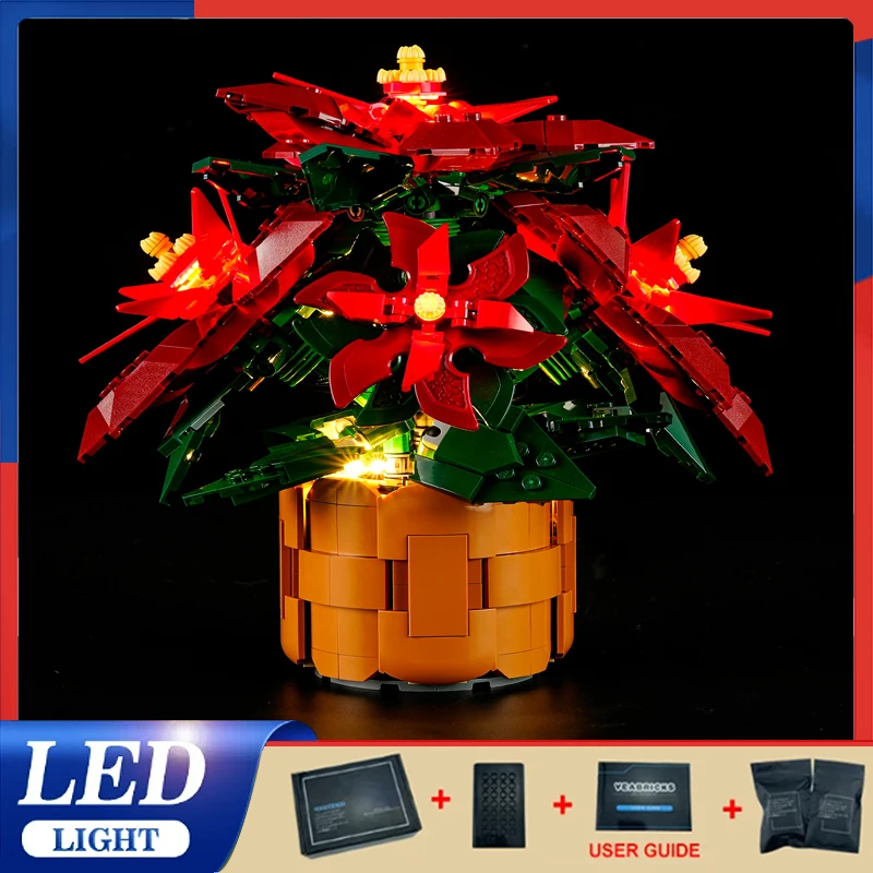 Diy LED Light Kit For LEGO 10370 Poinsettia (Only LED Light,Without Blocks Model )
Diy LED Light Kit For LEGO 10370 Poinsettia (Only LED Light,Without Blocks Model )