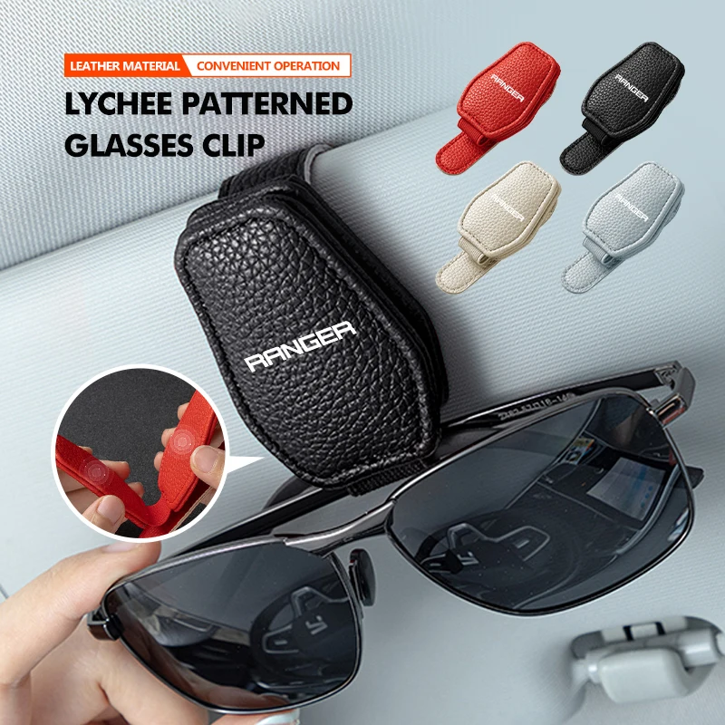 Car Sunglasses Holder Magnetic Leather Clip Sun Visor Glasses For Ford Ranger Raptor Wildtrak 2023 T6 XLT 2022 T7 T8
Car Sunglasses Holder Magnetic Leather Clip Sun Visor Glasses For Ford Ranger Raptor Wildtrak 2023 T6 XLT 2022 T7 T8