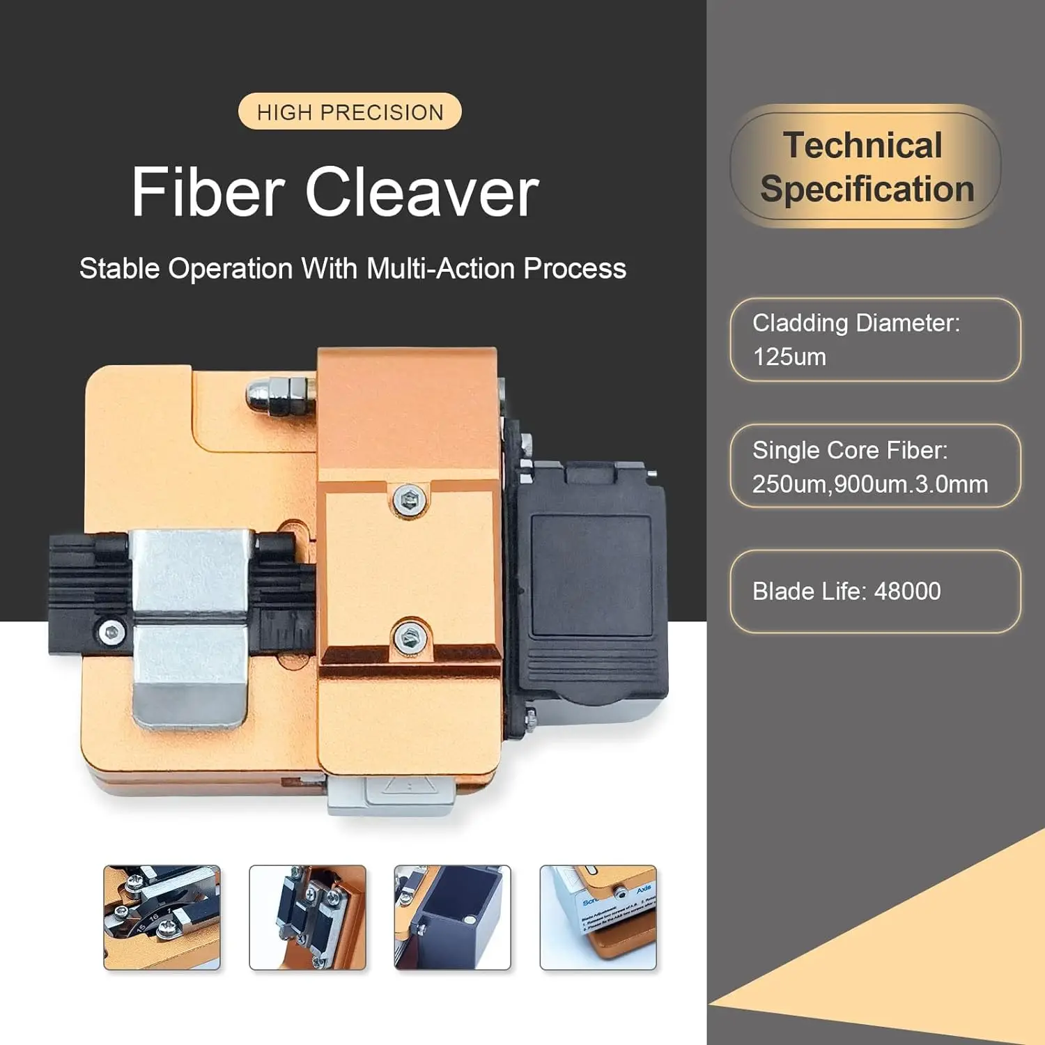 High Precision Fusion Splicer Optical Fiber Cutter FTTH Optic Fiber Cleaver S09
High Precision Fusion Splicer Optical Fiber Cutter FTTH Optic Fiber Cleaver S09
