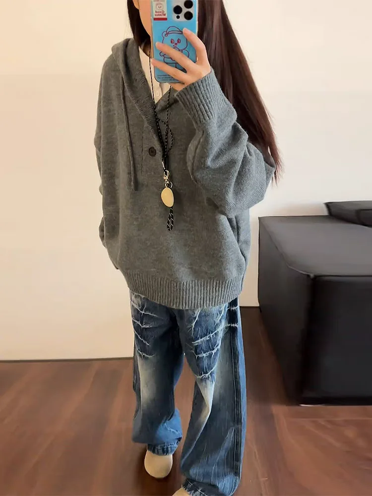 Мужская толстовка-худи American Style: осенне-зимний вязаный свитер высокого качества для пар, уютный и стильный, Cleanfit
Мужская толстовка-худи American Style: осенне-зимний вязаный свитер высокого качества для пар, уютный и стильный, Cleanfit