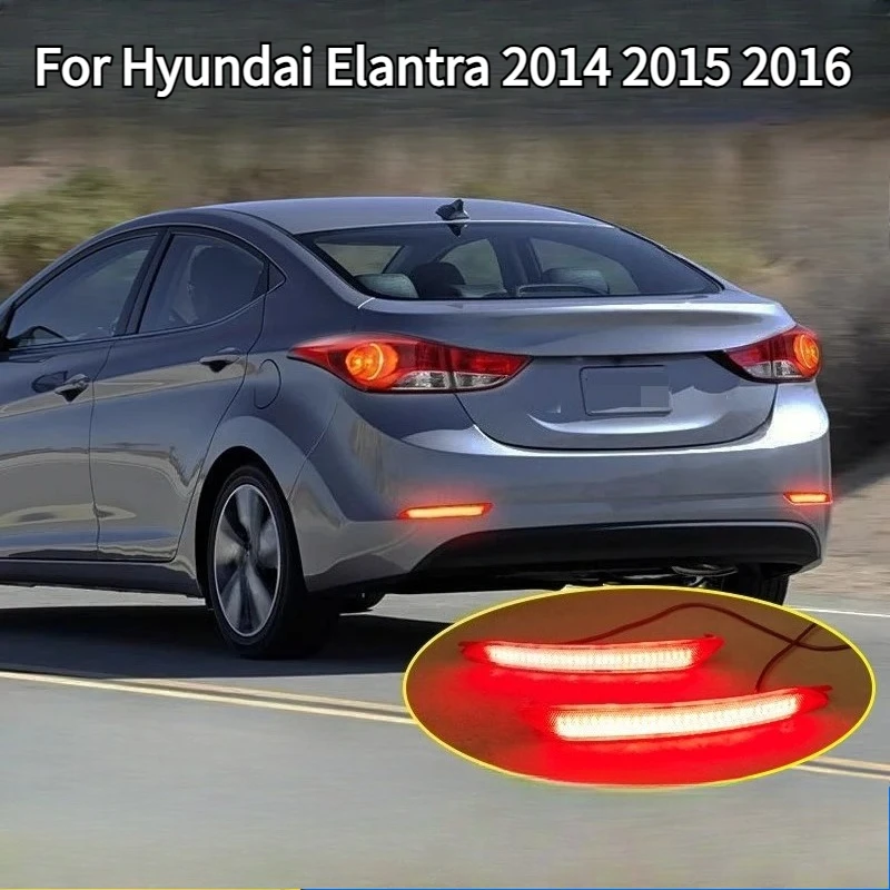 For Hyundai Elantra 2014 2015 2016 LED Rear Bumper Light Modified Brake Light Warning Light Car Accessories
For Hyundai Elantra 2014 2015 2016 LED Rear Bumper Light Modified Brake Light Warning Light Car Accessories