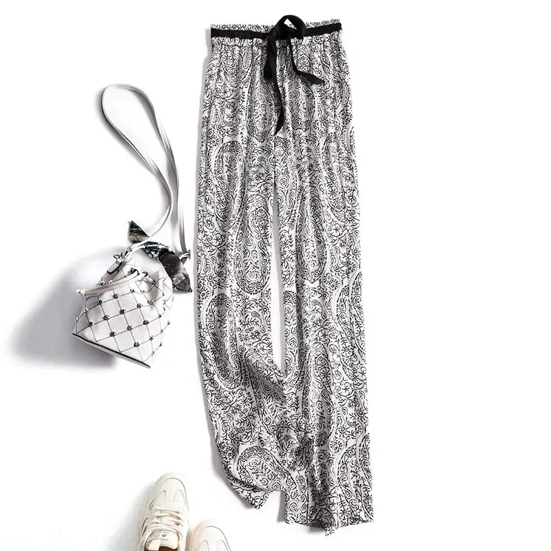 Printed Wide-leg Women's Pants 2023 New Spring Vintage Fashion High Waist Draped Loose Straight Casual Pants for Women X129
Printed Wide-leg Women's Pants 2023 New Spring Vintage Fashion High Waist Draped Loose Straight Casual Pants for Women X129