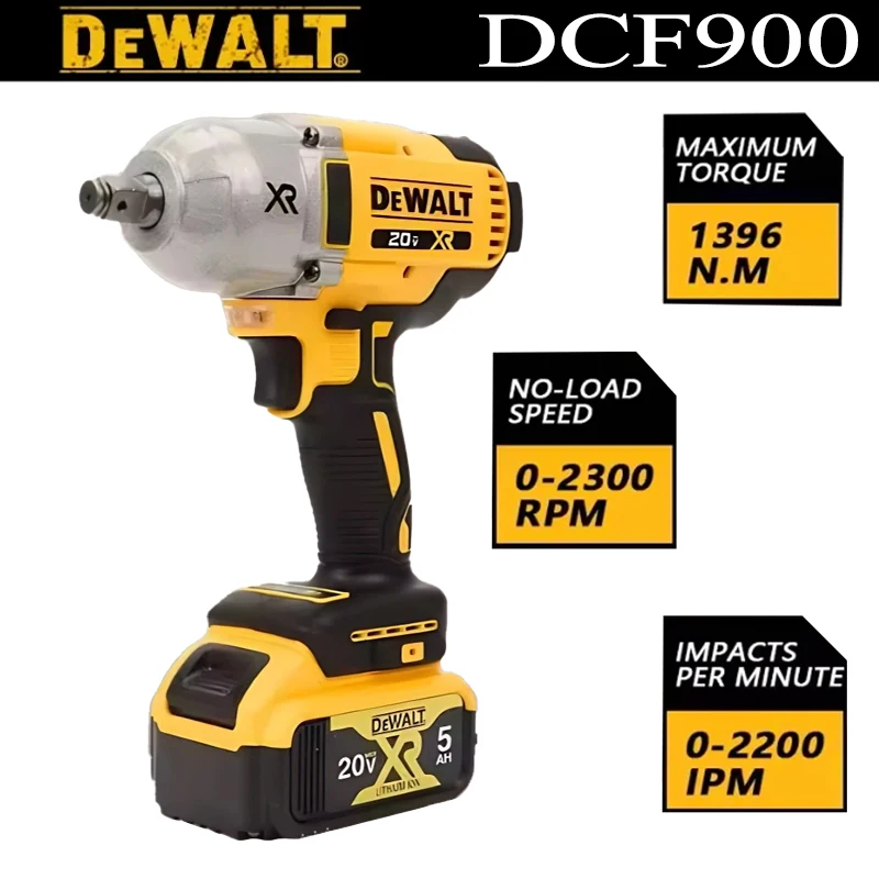 NEW DEWALT DCF900 1/2In Brushless Cordless High Torque Impact Wrench With Hog Ring Anvil 20V Power Tools,for DEWALT battery
NEW DEWALT DCF900 1/2In Brushless Cordless High Torque Impact Wrench With Hog Ring Anvil 20V Power Tools,for DEWALT battery