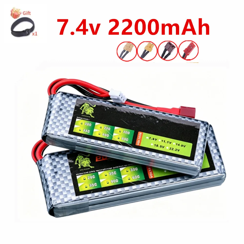 7.4v 2200mAh 35C LiPo Battery With T JST XT30 XT60 Plug For RC Quadcopter Helicopter Car Boat Drones Spare Parts 7.4V 2S Battery
7.4v 2200mAh 35C LiPo Battery With T JST XT30 XT60 Plug For RC Quadcopter Helicopter Car Boat Drones Spare Parts 7.4V 2S Battery