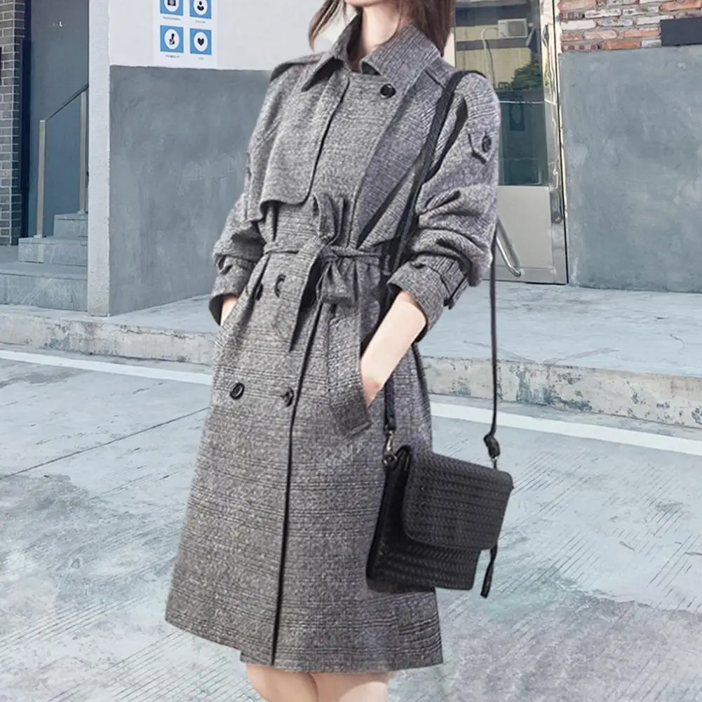 Plaid Print Windbreaker Coat Women Windbreaker Coat Stylish Plaid Print Windbreaker Overcoat Lapel Double for Autumn/winter
Plaid Print Windbreaker Coat Women Windbreaker Coat Stylish Plaid Print Windbreaker Overcoat Lapel Double for Autumn/winter