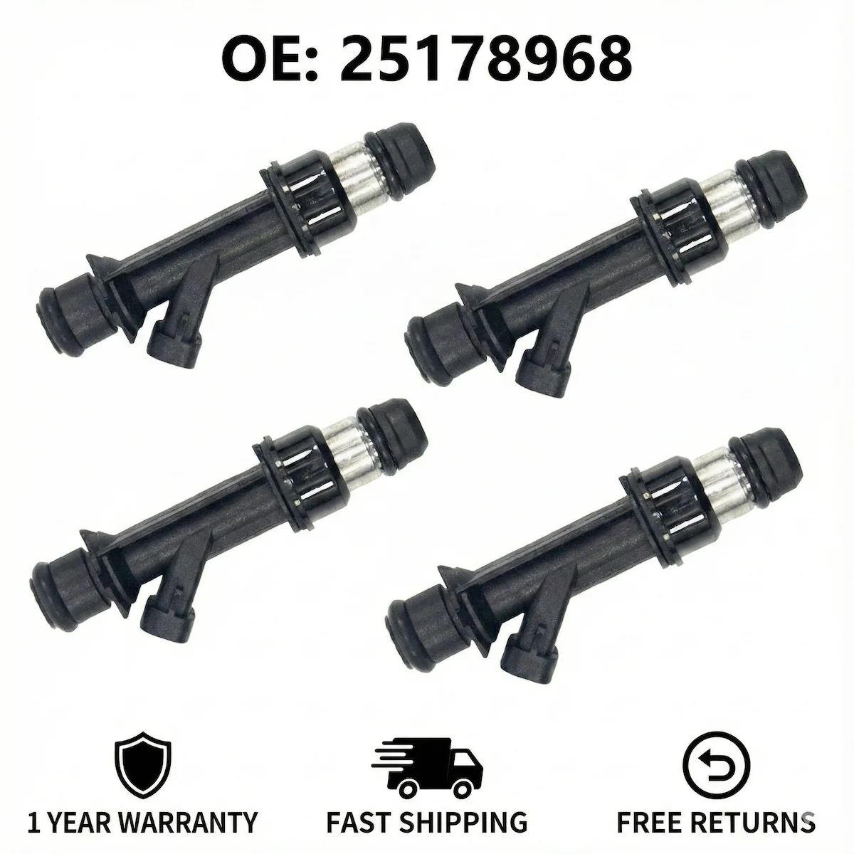 4Pcs Remanufactured Fuel Injectors 25178968 For Saturn SL1 SC1 1.9L SOHC 2001-2002 FJ347 17113680 Flow Matched Set
4Pcs Remanufactured Fuel Injectors 25178968 For Saturn SL1 SC1 1.9L SOHC 2001-2002 FJ347 17113680 Flow Matched Set