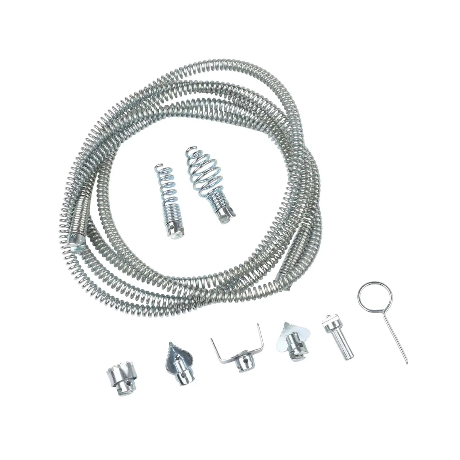 Pipe Cleaning Spiral Tool For Electric Machines Steel Material With Interchangeable Cutting Heads To Tackle Deep Blockages
Pipe Cleaning Spiral Tool For Electric Machines Steel Material With Interchangeable Cutting Heads To Tackle Deep Blockages