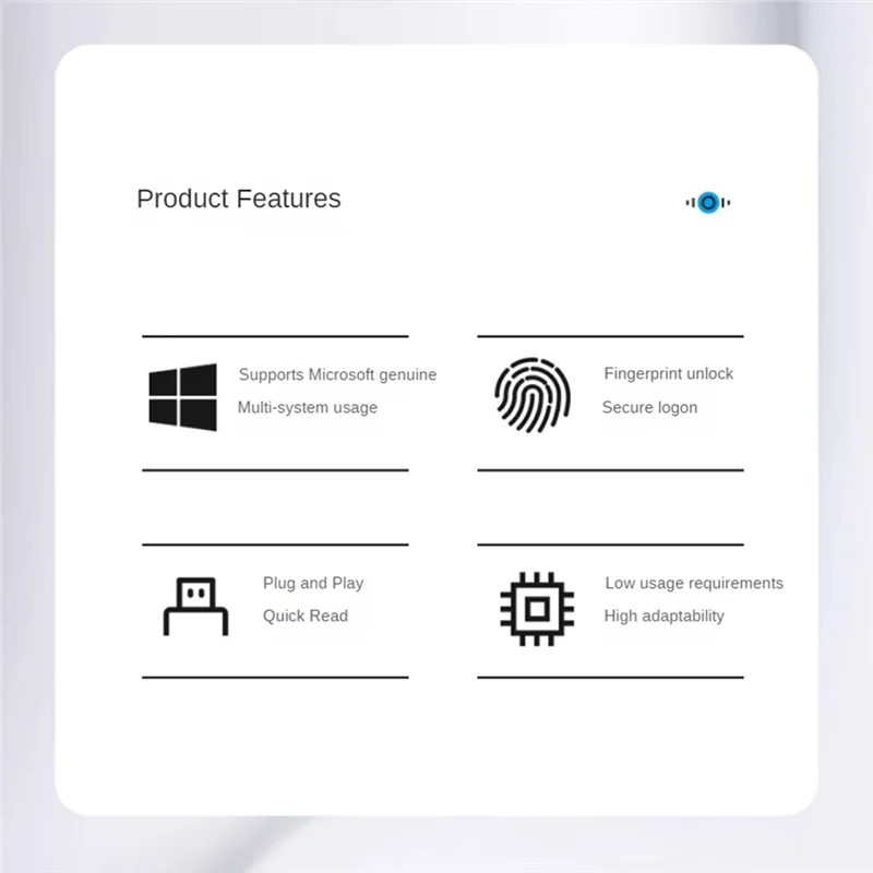【Superdeals】Mini USB Fingerprint Reader Module USB Fingerprint Recognition Device USB Fingerprint Reader For Windows 10 11 Hello 
【Superdeals】Mini USB Fingerprint Reader Module USB Fingerprint Recognition Device USB Fingerprint Reader For Windows 10 11 Hello