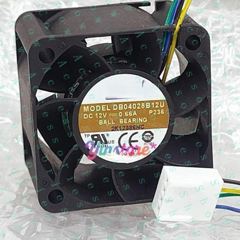 PP+ 1 pc. Server Cooling Fan 4028 DC12V 0.66A 4CM 4PinB3- DB04028B12U
PP+ 1 pc. Server Cooling Fan 4028 DC12V 0.66A 4CM 4PinB3- DB04028B12U