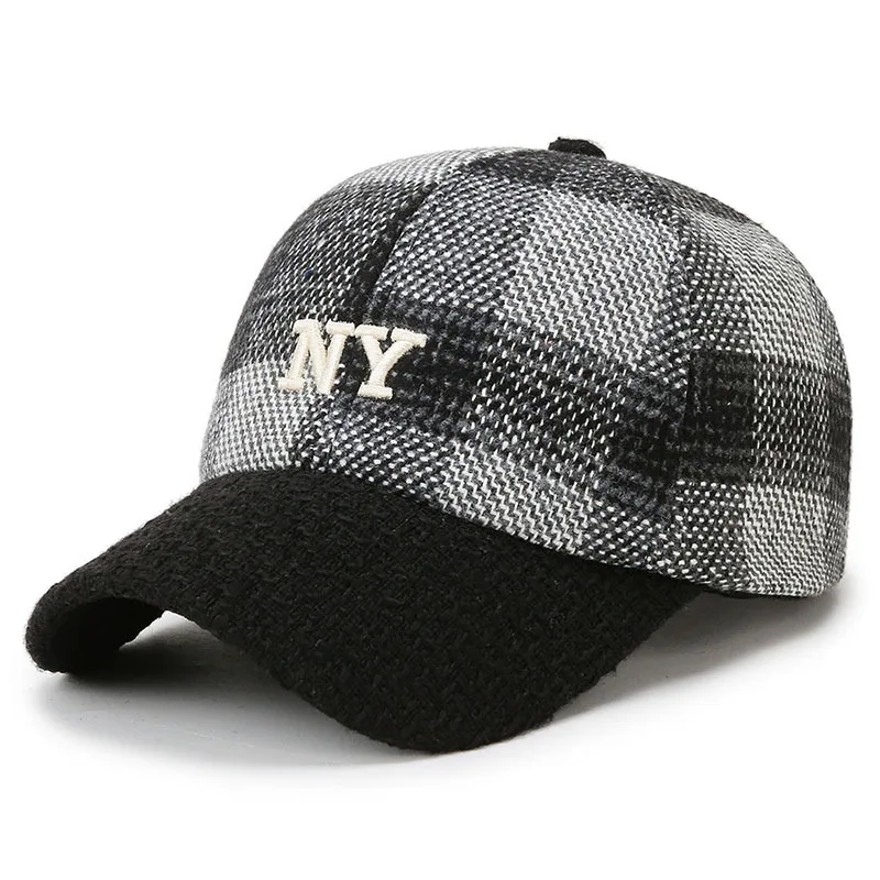 Winter Women's Faux Wool Baseball Cap Unisex Casual Warm Soft Snapback Caps Fashion Letter Embroidery Colorblock Plaid Hats
Winter Women's Faux Wool Baseball Cap Unisex Casual Warm Soft Snapback Caps Fashion Letter Embroidery Colorblock Plaid Hats