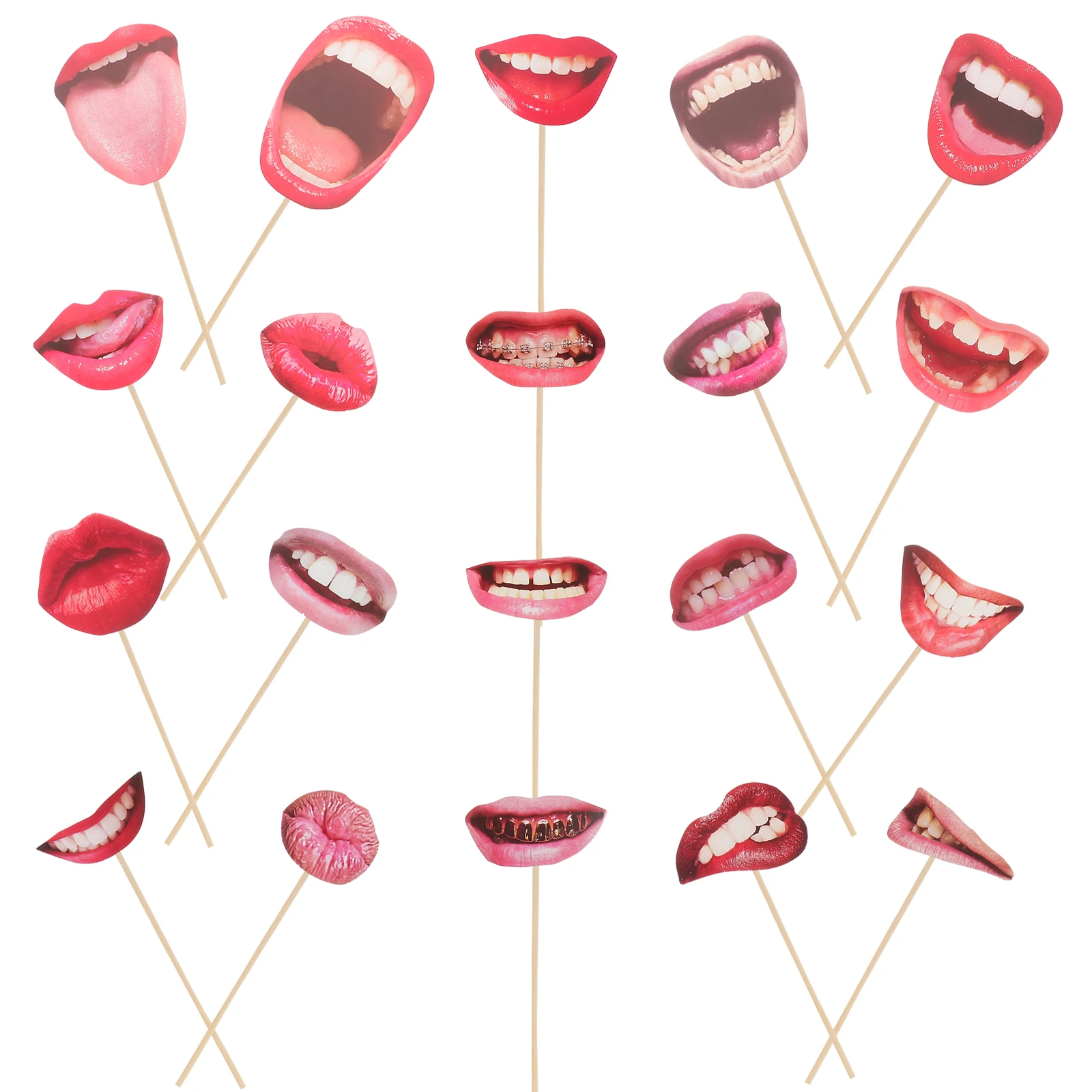 1Set Mouth Lips Photo Booth Props Funny Selfie Decorative Props for Birthday Wedding Celebration Festival
1Set Mouth Lips Photo Booth Props Funny Selfie Decorative Props for Birthday Wedding Celebration Festival