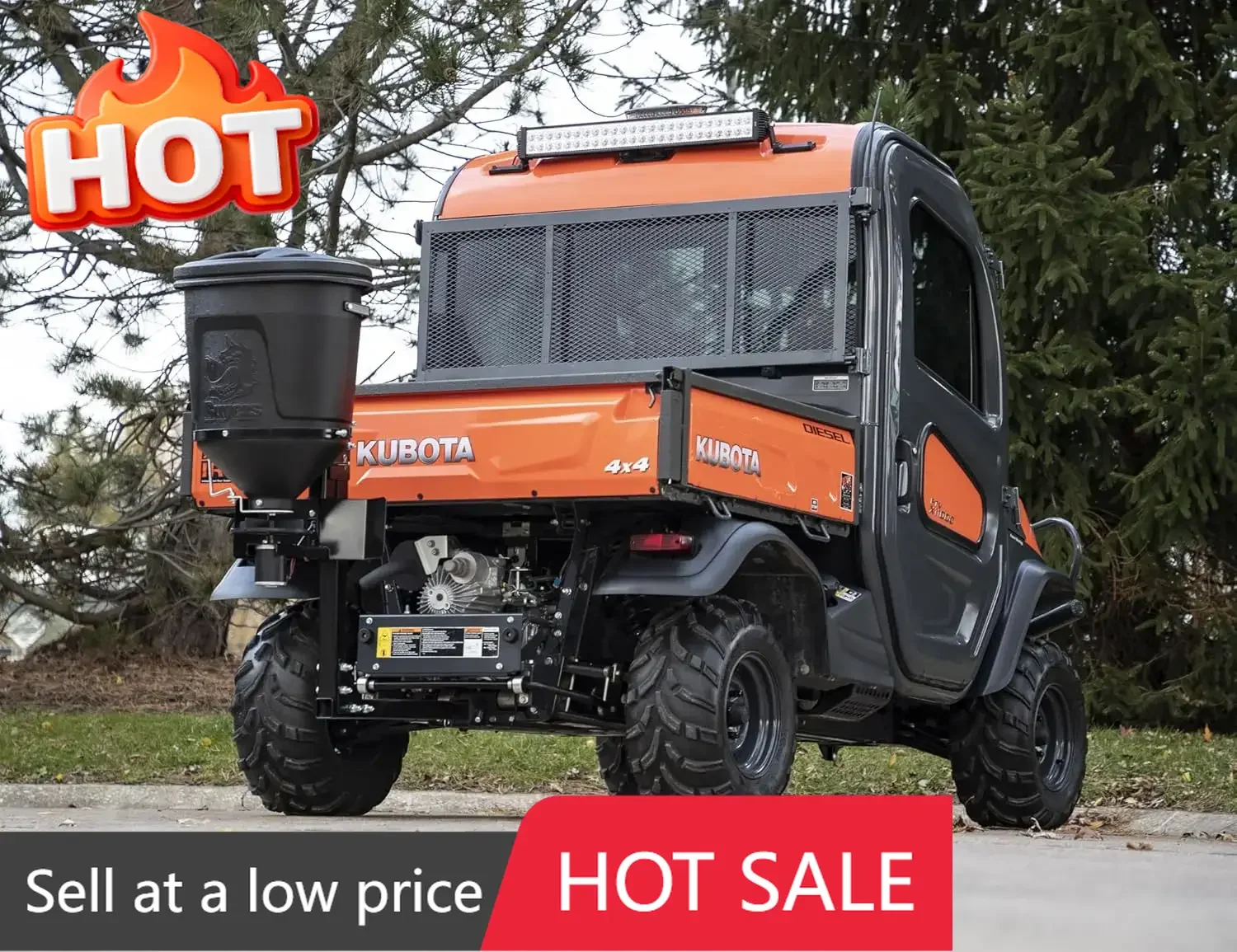 Сеялка-разбрасыватель UTVS16 для транспортных средств UTV с крышкой, грузоподъемность 150 фунтов, крепление на фаркоп, для соли, семян трав, удобрений и кормов
Сеялка-разбрасыватель UTVS16 для транспортных средств UTV с крышкой, грузоподъемность 150 фунтов, крепление на фаркоп, для соли, семян трав, удобрений и кормов