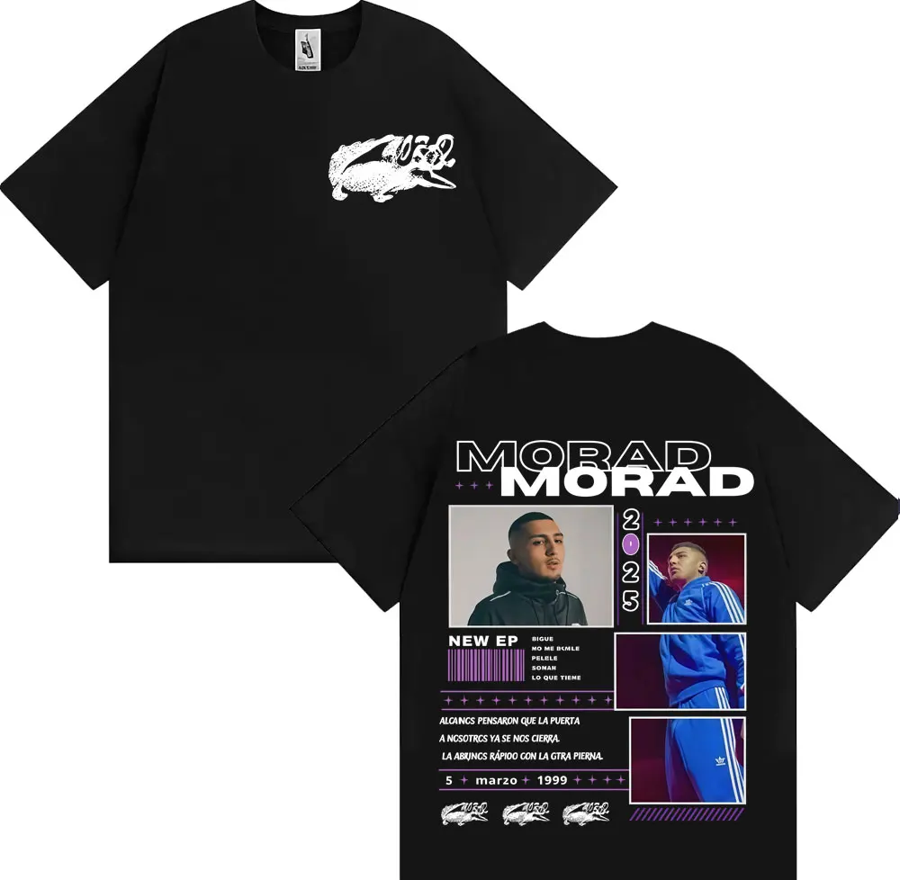 Рэпер Morad MDLR Tour Album 2025 Обложка Футболки Мужчины Женщины Хип-Хоп Панк Высококачественная Футболка Летняя Повседневная Футболка из 100% Хлопка
Рэпер Morad MDLR Tour Album 2025 Обложка Футболки Мужчины Женщины Хип-Хоп Панк Высококачественная Футболка Летняя Повседневная Футболка из 100% Хлопка