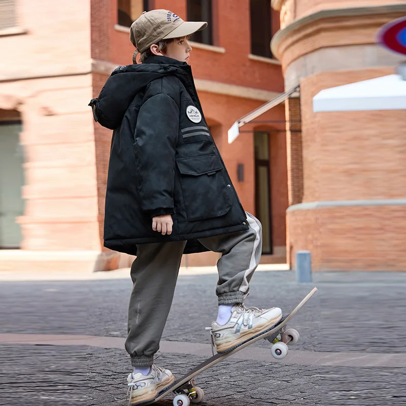-30 Degree 2025 Winter Clothes Zipper Hooded Thicken Warm Teenager Boys Down Jacket Coat 5-12 Years Kid Children Boy Down Jacket
-30 Degree 2025 Winter Clothes Zipper Hooded Thicken Warm Teenager Boys Down Jacket Coat 5-12 Years Kid Children Boy Down Jacket