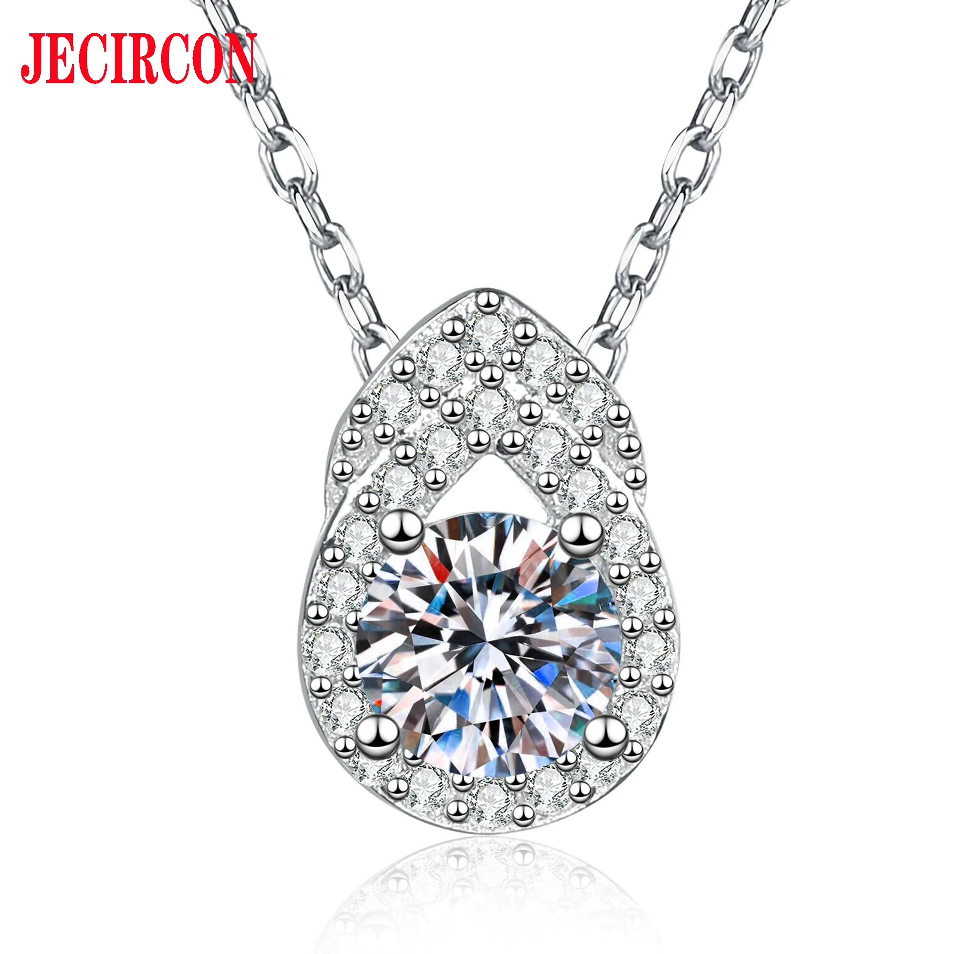 JECIRCON женское ожерелье из стерлингового серебра 925 пробы 0,5 карата с подвеской в виде тыквы из муассанита, легкая роскошная универсальная цепочка на ключицу с GRA
JECIRCON женское ожерелье из стерлингового серебра 925 пробы 0,5 карата с подвеской в виде тыквы из муассанита, легкая роскошная универсальная цепочка на ключицу с GRA