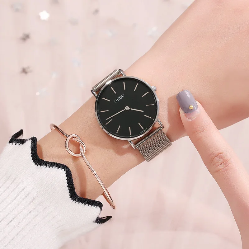 New Stylish And Minimalist Dial WatchStainless Steel BandElegant Women'S Watch, Student Watch, Women'S Accessory, Women'S Gift.
New Stylish And Minimalist Dial WatchStainless Steel BandElegant Women'S Watch, Student Watch, Women'S Accessory, Women'S Gift.