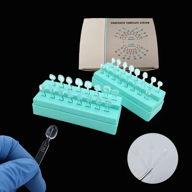 32pcs/Set Composite Resin Mold Light Cure Light Cure Autoclave Dental Veneer Mould Kit M/L Front Teeth Mould Teeth Whitening
32pcs/Set Composite Resin Mold Light Cure Light Cure Autoclave Dental Veneer Mould Kit M/L Front Teeth Mould Teeth Whitening