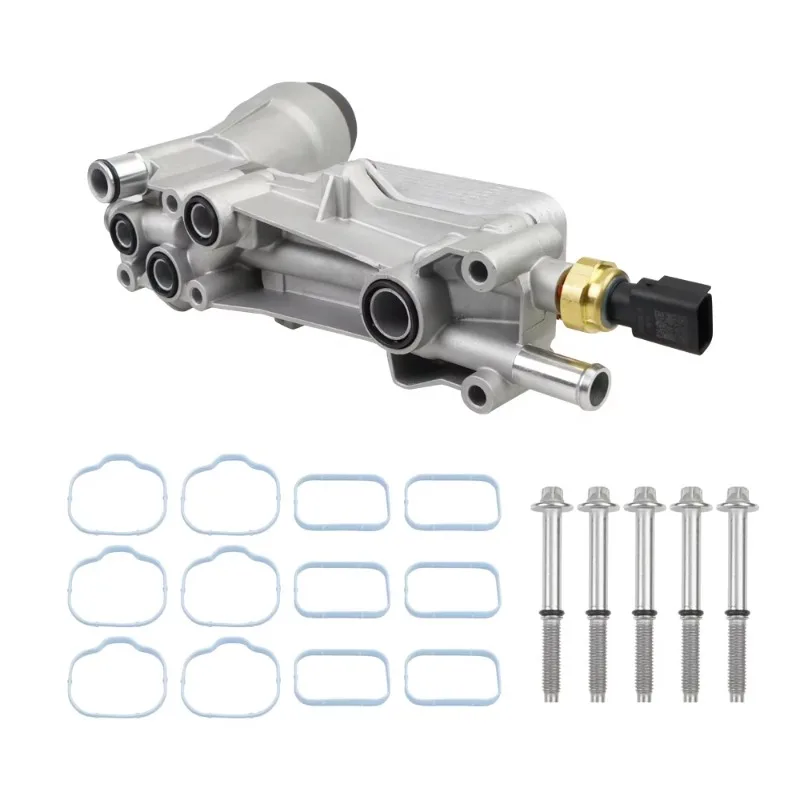 FF-1037 Oil Filter Adapter Housing for Jeep Dodge Chrysler Ram 3.6L V6 Engine 68105583AF 68105583AA 926-959 Oil Cooler
FF-1037 Oil Filter Adapter Housing for Jeep Dodge Chrysler Ram 3.6L V6 Engine 68105583AF 68105583AA 926-959 Oil Cooler