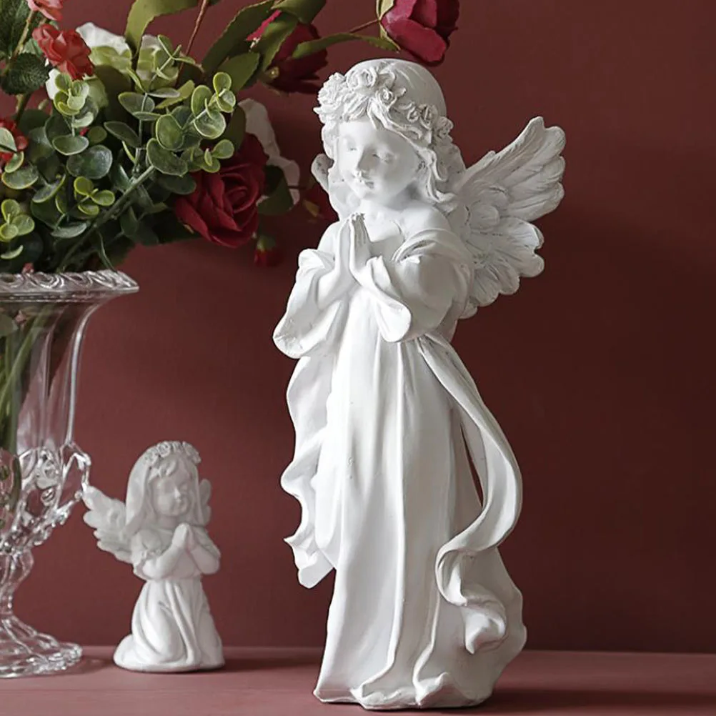 Praying Angel Resin Home Decor Statue Girly Christmas Craft Ornament Resin Angel Girl Figurine Eco Friendly Desktop Model
Praying Angel Resin Home Decor Statue Girly Christmas Craft Ornament Resin Angel Girl Figurine Eco Friendly Desktop Model
