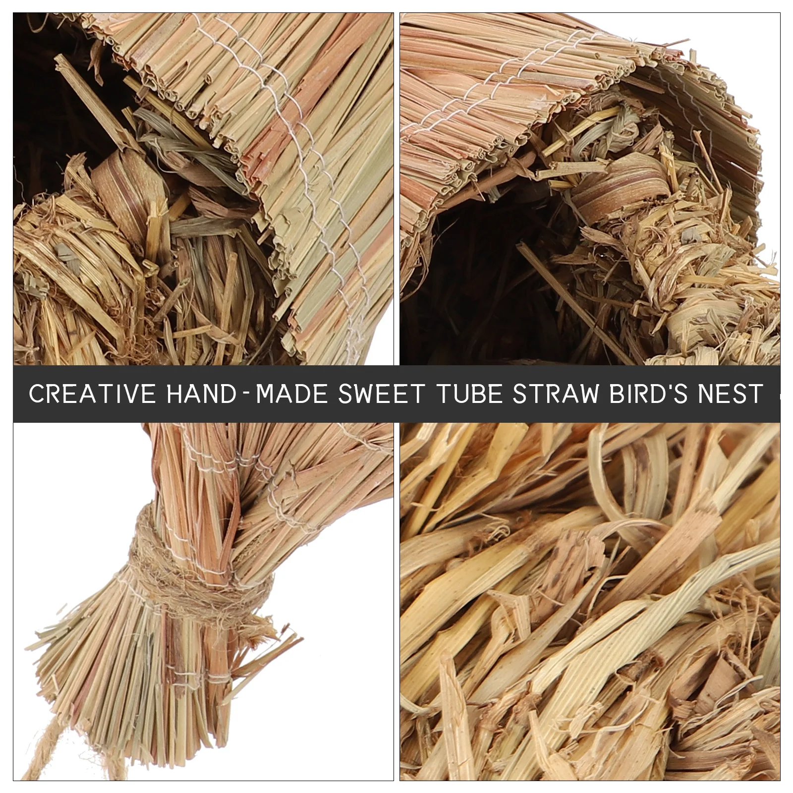 1Pcs Straw Woven Cone Bird Nest Natural Comfortable Parrot Lark Breeding Home Garden Decoration Straw Bird Nest
1Pcs Straw Woven Cone Bird Nest Natural Comfortable Parrot Lark Breeding Home Garden Decoration Straw Bird Nest
