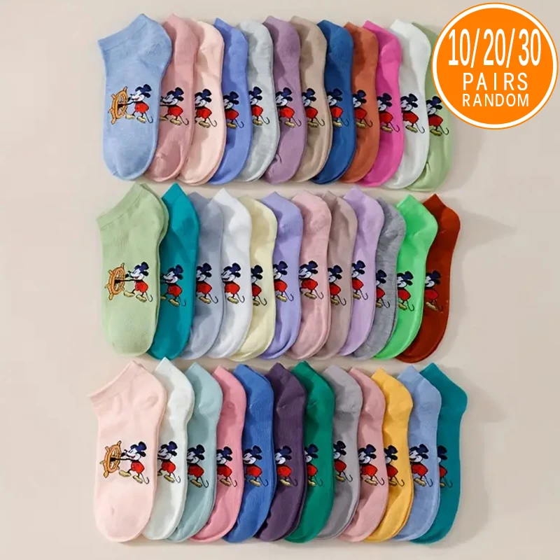 10/20/30 Double Spring/Summer Unisex Fashion Disney Cute Anime Cartoon Mickey Mouse Versatile Casual Breathable Short Socks
10/20/30 Double Spring/Summer Unisex Fashion Disney Cute Anime Cartoon Mickey Mouse Versatile Casual Breathable Short Socks
