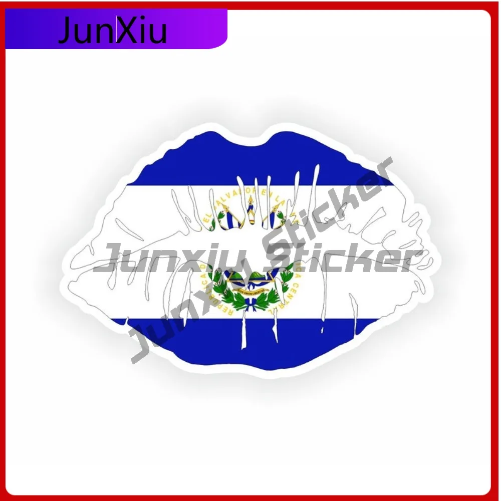 El Salvador Lips Flag Artistic Auto Exterior Detail Applied To Vehicle Exterior Bodywork And Glass With National Emblem
El Salvador Lips Flag Artistic Auto Exterior Detail Applied To Vehicle Exterior Bodywork And Glass With National Emblem