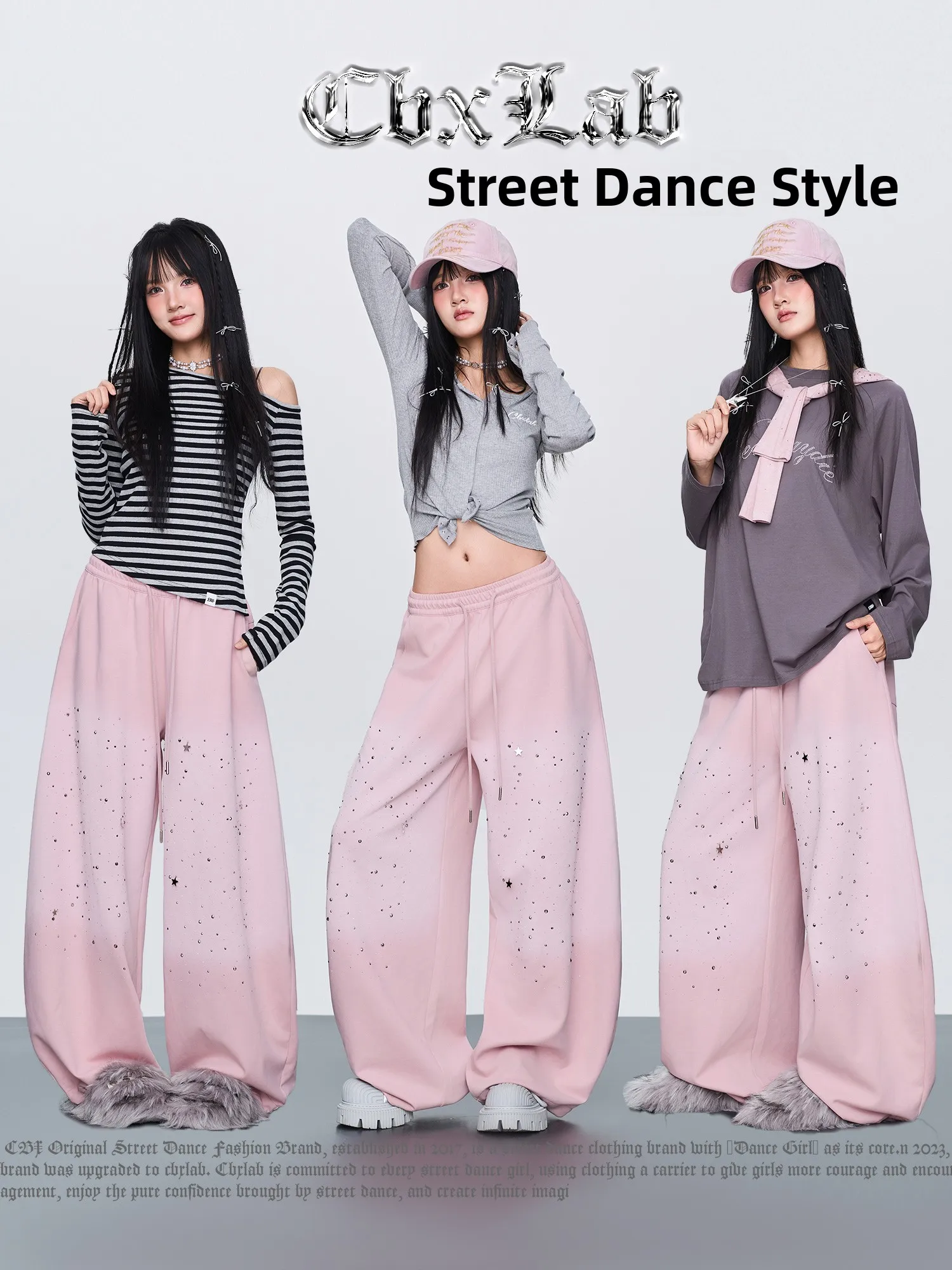 CBXLAB Street Dance Trendy Brand Dirty Pink Starry Night Gradient Star Pendant Spicy Girl Casual Long Pants American Street S...
CBXLAB Street Dance Trendy Brand Dirty Pink Starry Night Gradient Star Pendant Spicy Girl Casual Long Pants American Street S...