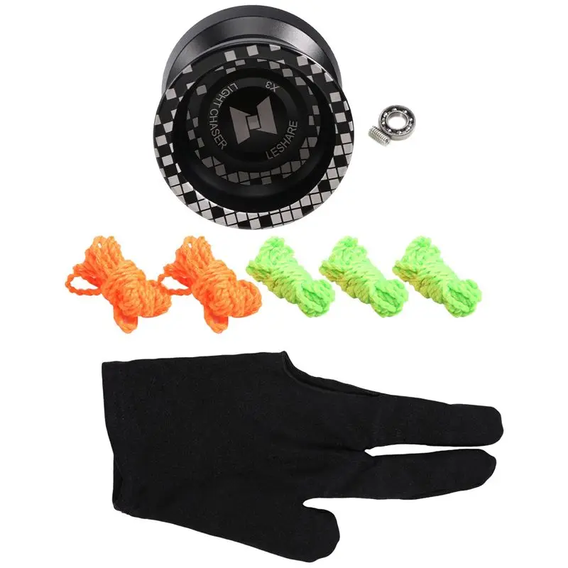 ABXE-Unresponsive LIGHT CHASER X3 Competitive Yo-Yo,Alloy Yoyo For Beginners,And Practise Tricks With Glove And Strings
ABXE-Unresponsive LIGHT CHASER X3 Competitive Yo-Yo,Alloy Yoyo For Beginners,And Practise Tricks With Glove And Strings