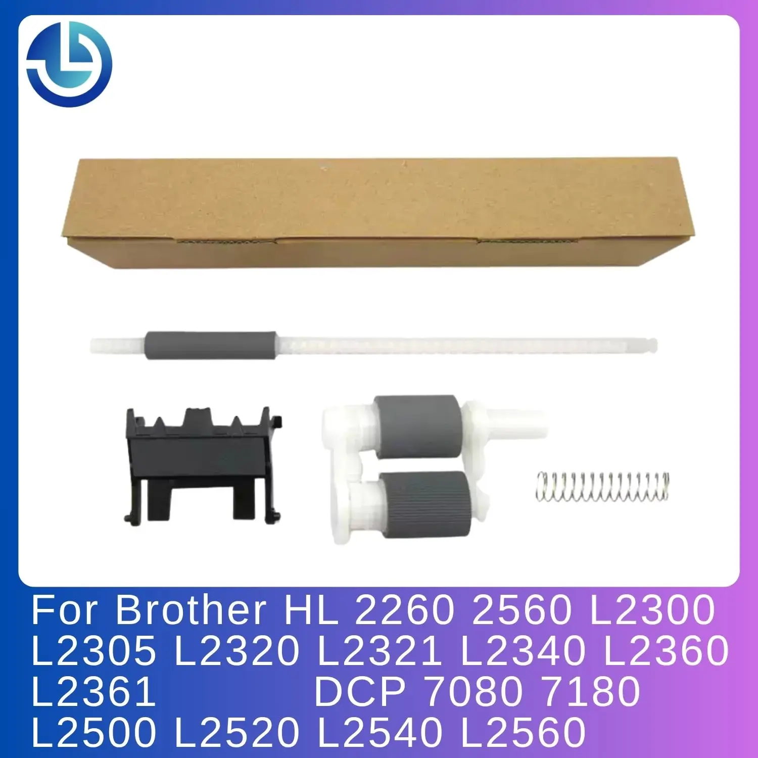 Paper Pickup Roller KIT for Brother HL 2260 2560 L2300 L2305 L2320 L2321 L2340 L2360 L2361 DCP 7080 7180 L2500 L2520 L2540 L2560
Paper Pickup Roller KIT for Brother HL 2260 2560 L2300 L2305 L2320 L2321 L2340 L2360 L2361 DCP 7080 7180 L2500 L2520 L2540 L2560