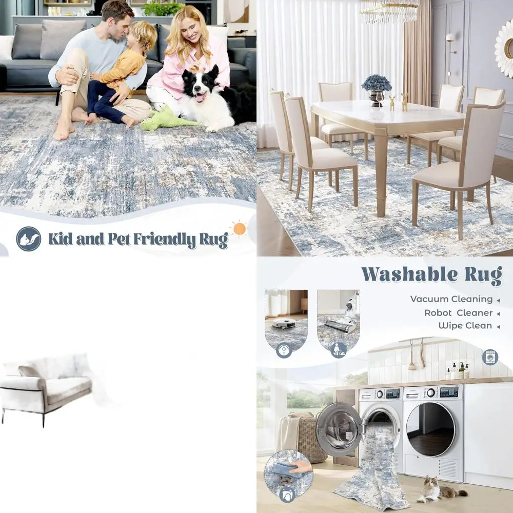 6x9 Washable Modern Abstract Area Rug, Soft Non-Slip Neutral Kids Rug, Stain Resistant Carpet for Living Room, Bedroom, Dining R
6x9 Washable Modern Abstract Area Rug, Soft Non-Slip Neutral Kids Rug, Stain Resistant Carpet for Living Room, Bedroom, Dining R