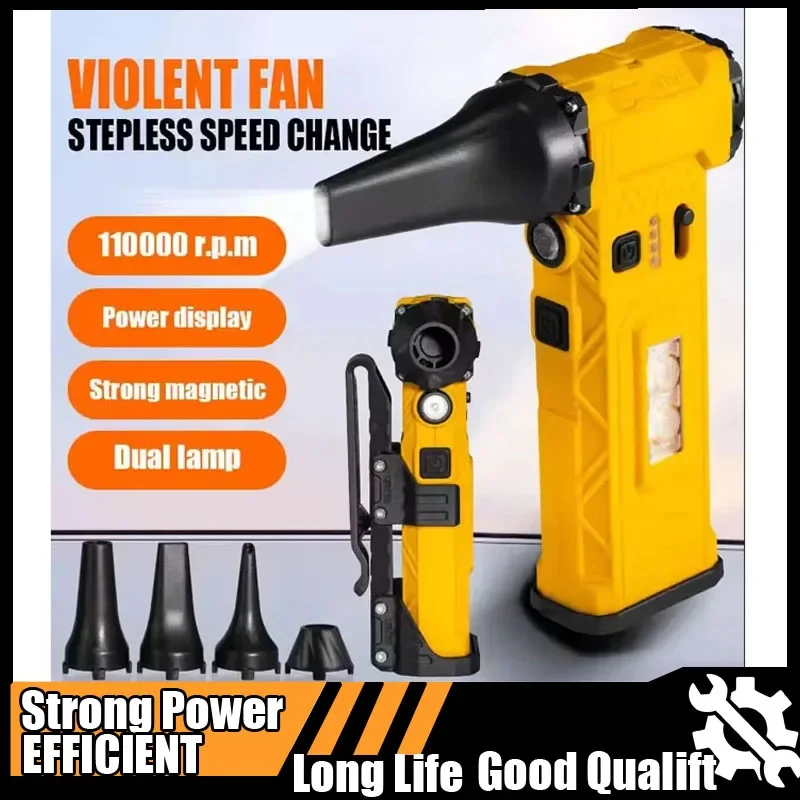 Hot Outdoor Violence Tool Fan Brushless Motor Cleaning Fan Dust Blower Emergency Lighting High-Speed Handheld Fan Tools
Hot Outdoor Violence Tool Fan Brushless Motor Cleaning Fan Dust Blower Emergency Lighting High-Speed Handheld Fan Tools
