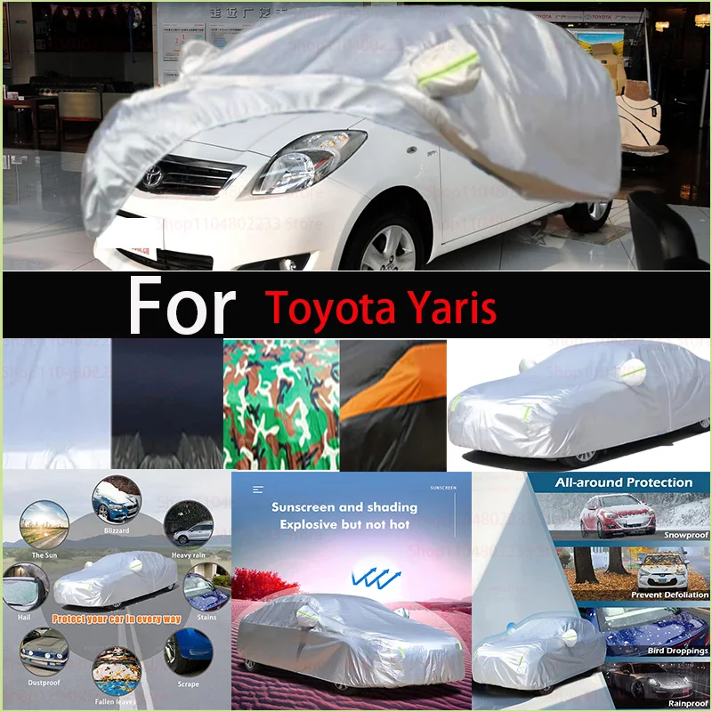 Автомобильный чехол для внедорожника, уличный солнцезащитный козырек, защита от УФ-лучей, снега, дождя, ледяной, пылезащитный чехол для Toyota Yaris
Автомобильный чехол для внедорожника, уличный солнцезащитный козырек, защита от УФ-лучей, снега, дождя, ледяной, пылезащитный чехол для Toyota Yaris